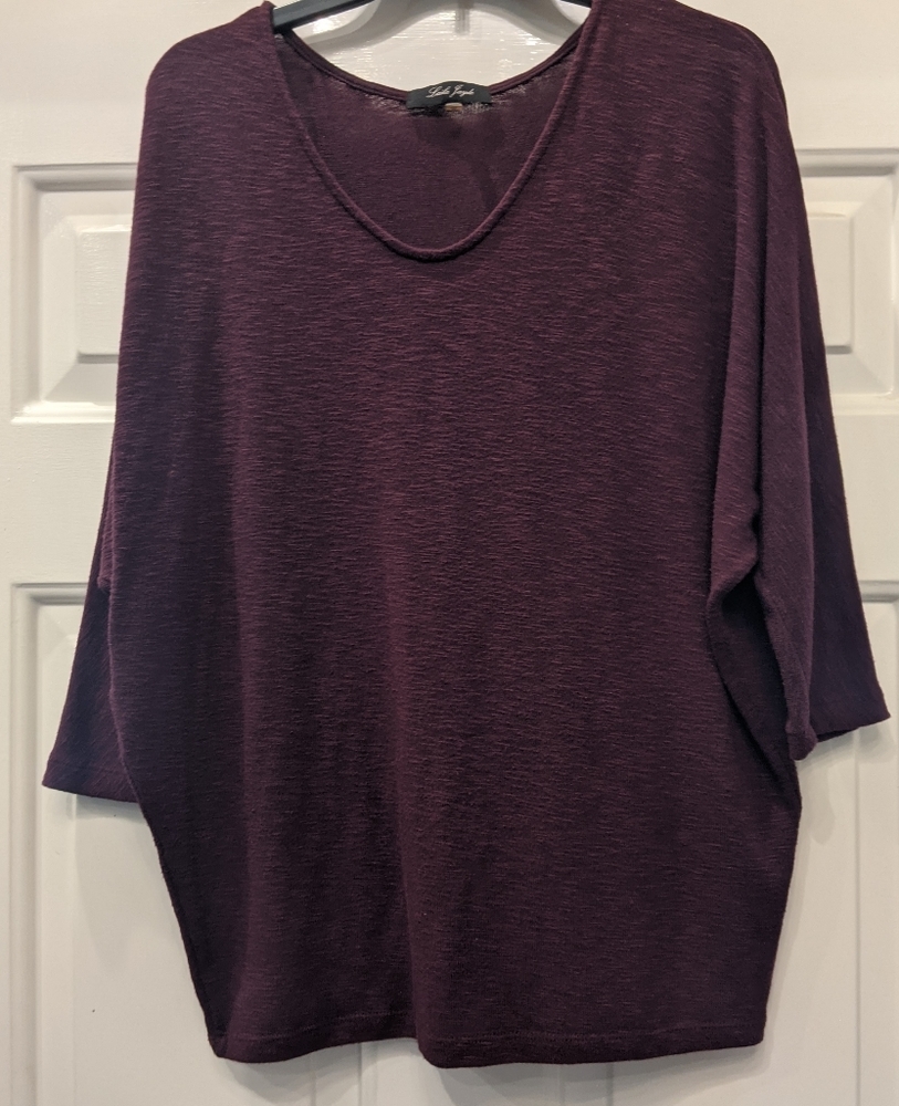 Laila Jayde Deep Purple Sweater